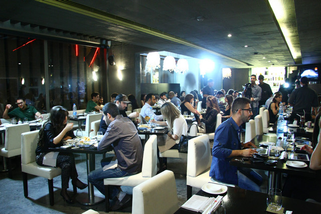 Media gathering at Maki